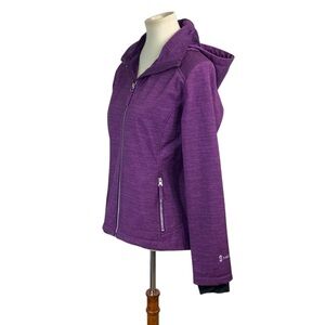 Woman’s Free Country fleece lined lightweight purple jacket size S